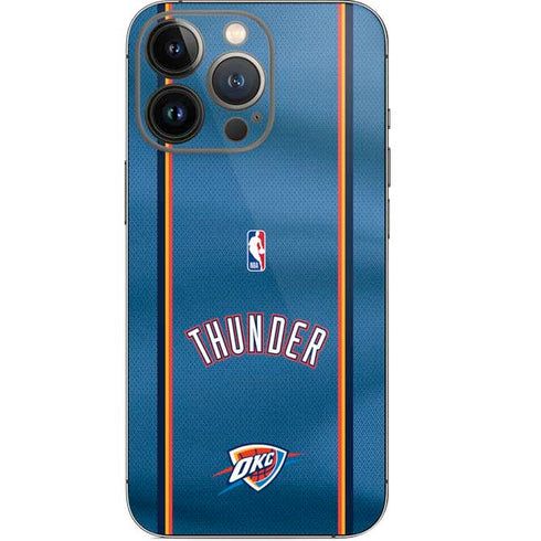 NBA Oklahoma City Thunder Jersey iPhone 14 Pro Skin